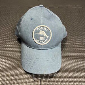 Tommy Bahama Blue Logo Embroidered Adjustable Baseball Cap
